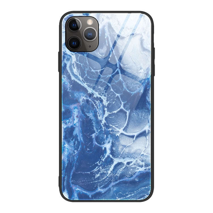 Marble Pattern Glass Protective Case, For iPhone 12 mini, For iPhone 12 Pro Max, For iPhone 11 Pr...