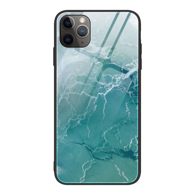 Marble Pattern Glass Protective Case, For iPhone 12 mini, For iPhone 12 Pro Max, For iPhone 11 Pr...