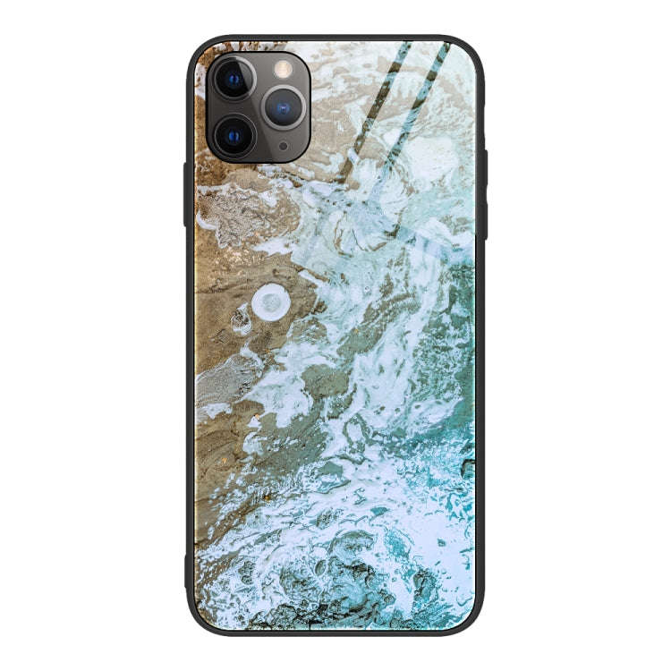 Marble Pattern Glass Protective Case, For iPhone 12 mini, For iPhone 12 Pro Max, For iPhone 11 Pr...