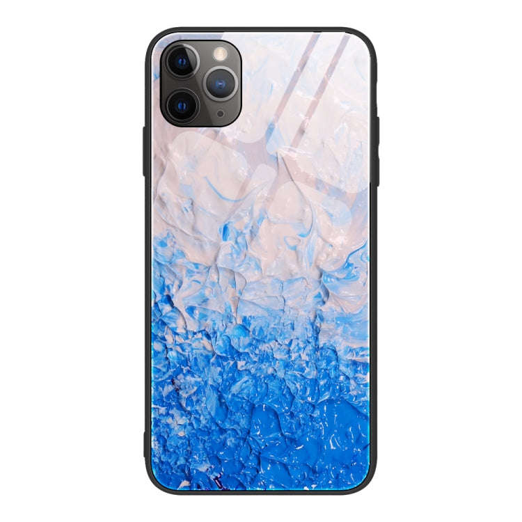 Marble Pattern Glass Protective Case, For iPhone 12 mini, For iPhone 12 Pro Max, For iPhone 11 Pr...