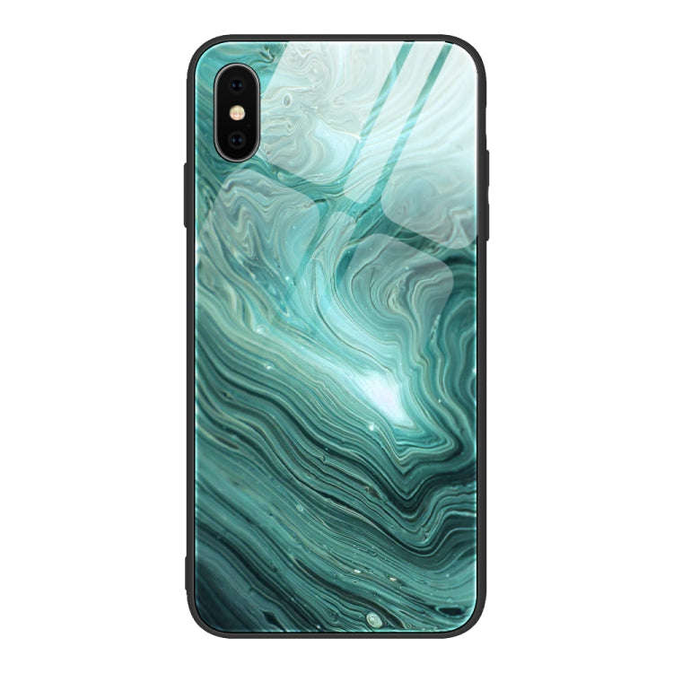 Marble Pattern Glass Protective Case, For iPhone 12 mini, For iPhone 12 Pro Max, For iPhone 11 Pr...
