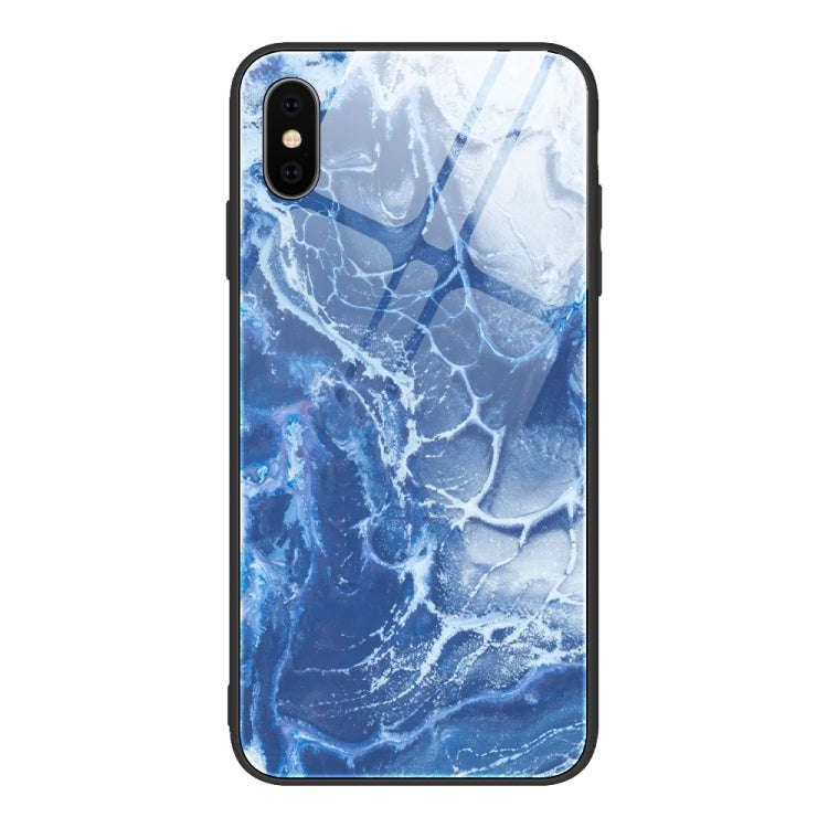 Marble Pattern Glass Protective Case, For iPhone 12 mini, For iPhone 12 Pro Max, For iPhone 11 Pr...