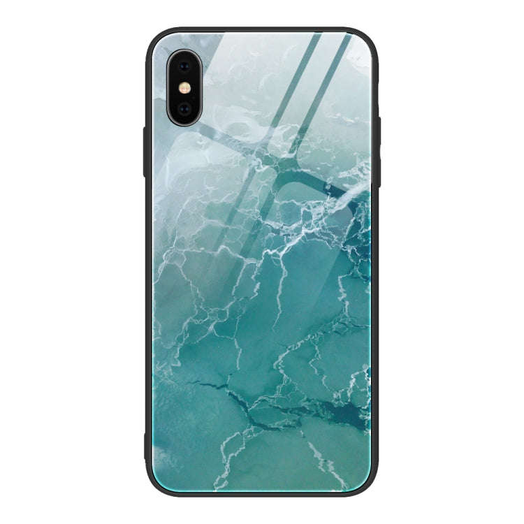 Marble Pattern Glass Protective Case, For iPhone 12 mini, For iPhone 12 Pro Max, For iPhone 11 Pr...