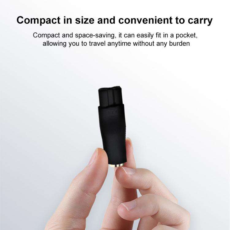 DC 5.5 x 2.1mm Female to Shaver Interface Charging Adapter Converter, 7pcs / Set, 8pcs / Set