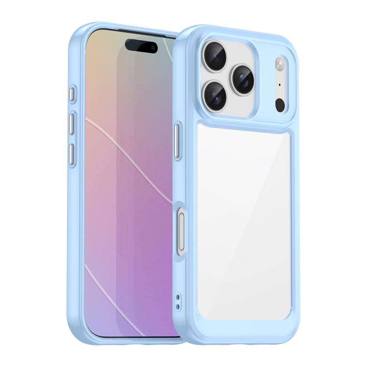 Colorful Series Acrylic + TPU Phone Case, For iPhone 18 Pro, For iPhone 18 Pro Max, For iPhone 17...