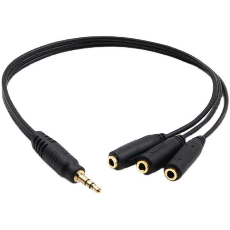 3 in 1 DC 3.5mm Audio Cable with Stereo, 3.5mm