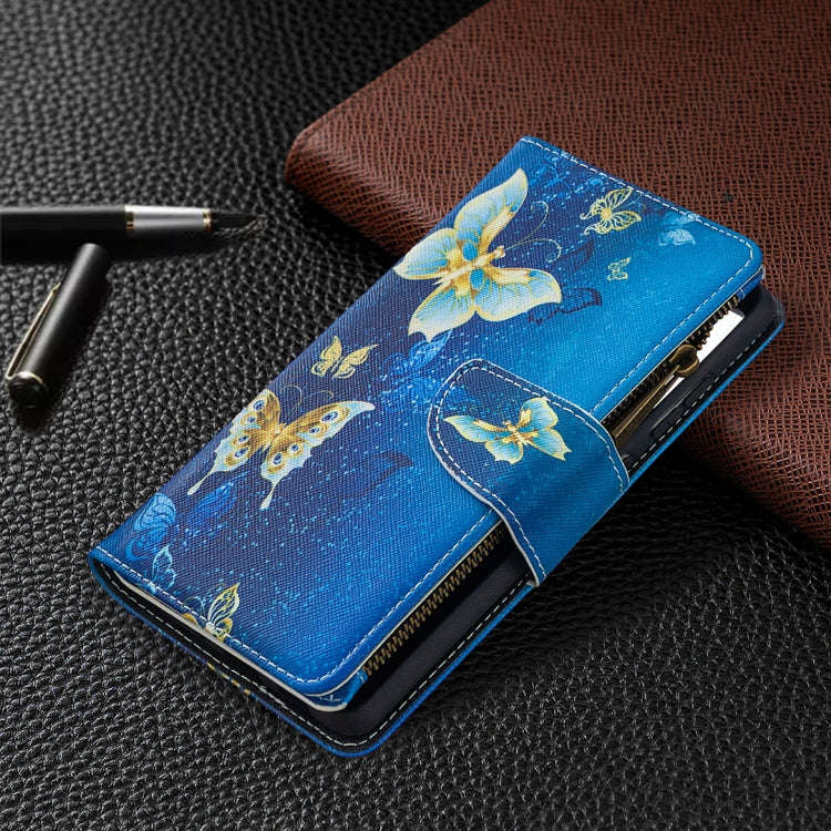Colored Drawing Pattern Zipper Horizontal Flip Leather Case with Holder & Card Slots & Wallet, Fo...
