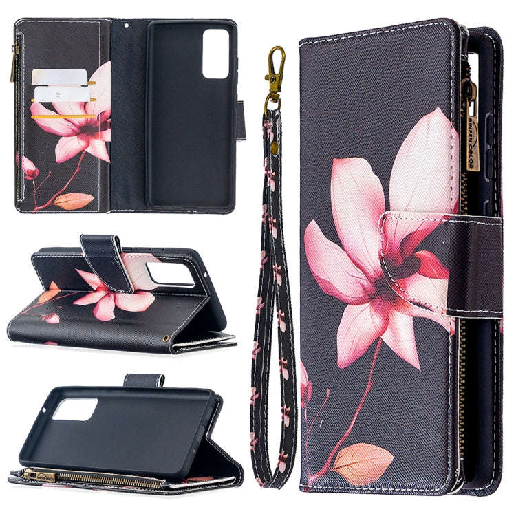 Colored Drawing Pattern Zipper Horizontal Flip Leather Case with Holder & Card Slots & Wallet, Fo...