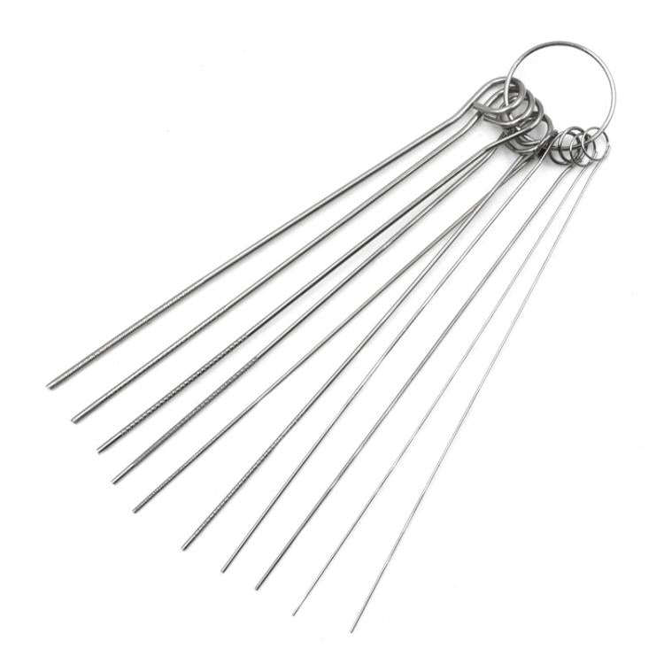 10 Set Welding High Density Stainless Steel Through Needle