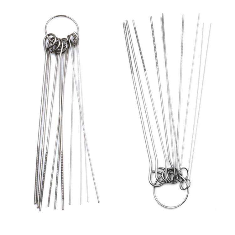 10 Set Welding High Density Stainless Steel Through Needle