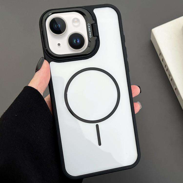 PC Lens Holder MagSafe Magnetic Phone Case, For iPhone 14, For iPhone 14 Pro, For iPhone 14 Pro M...