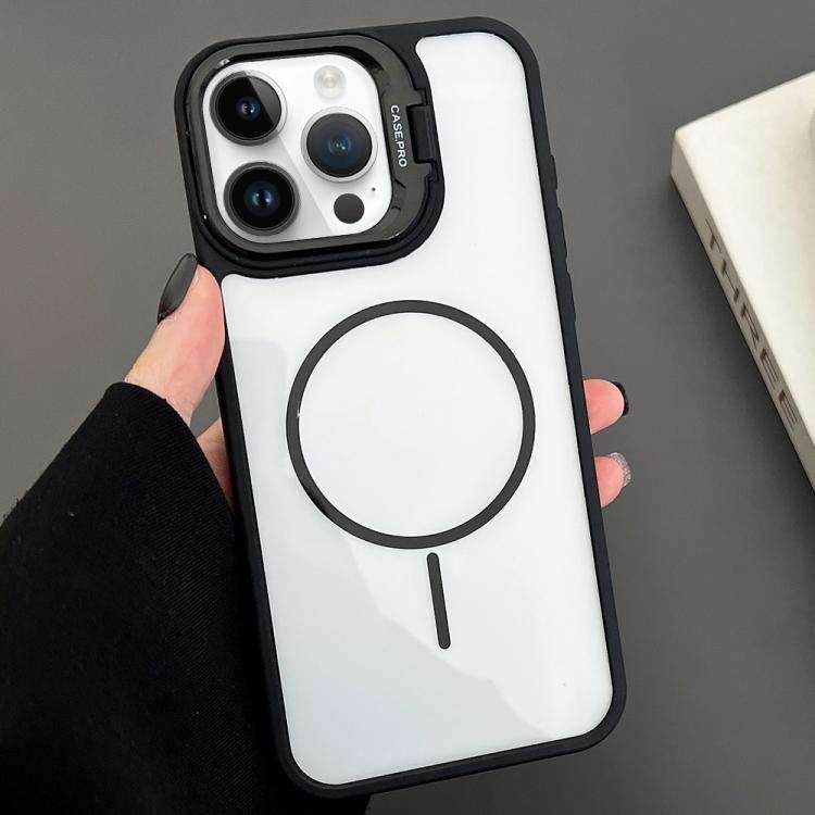 PC Lens Holder MagSafe Magnetic Phone Case, For iPhone 14, For iPhone 14 Pro, For iPhone 14 Pro M...
