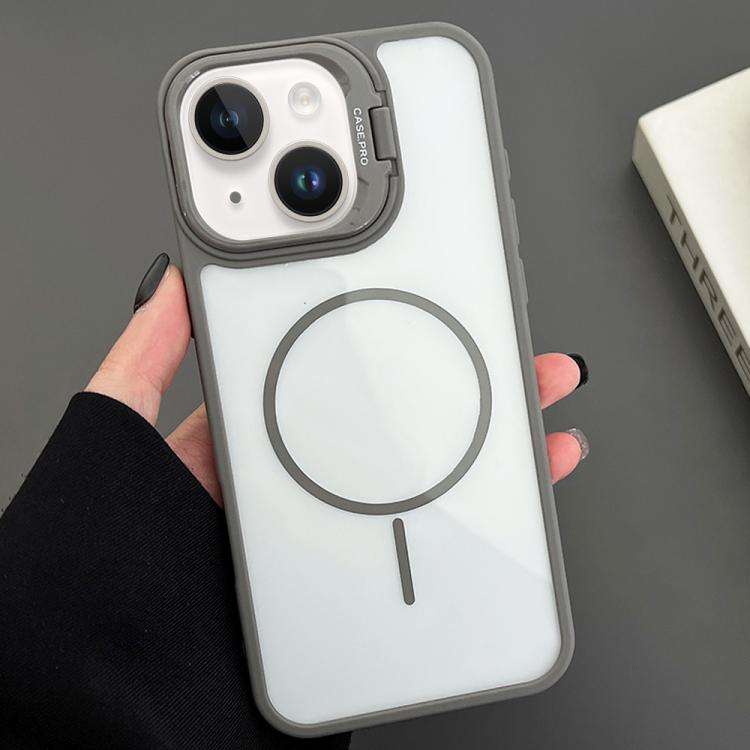 PC Lens Holder MagSafe Magnetic Phone Case, For iPhone 14, For iPhone 14 Pro, For iPhone 14 Pro M...