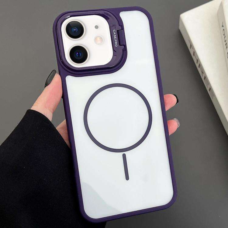 PC Lens Holder MagSafe Magnetic Phone Case, For iPhone 14, For iPhone 14 Pro, For iPhone 14 Pro M...