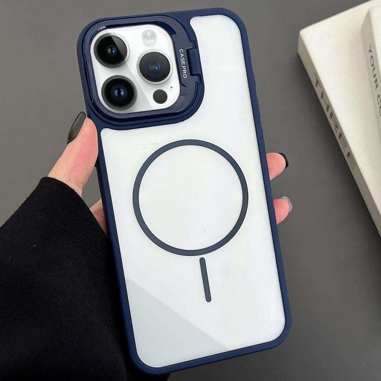 PC Lens Holder MagSafe Magnetic Phone Case, For iPhone 14, For iPhone 14 Pro, For iPhone 14 Pro M...