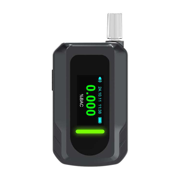 D2000 HD IPS Screen Portable Blow-Type High-Precision Alcohol Content Tester, D2000
