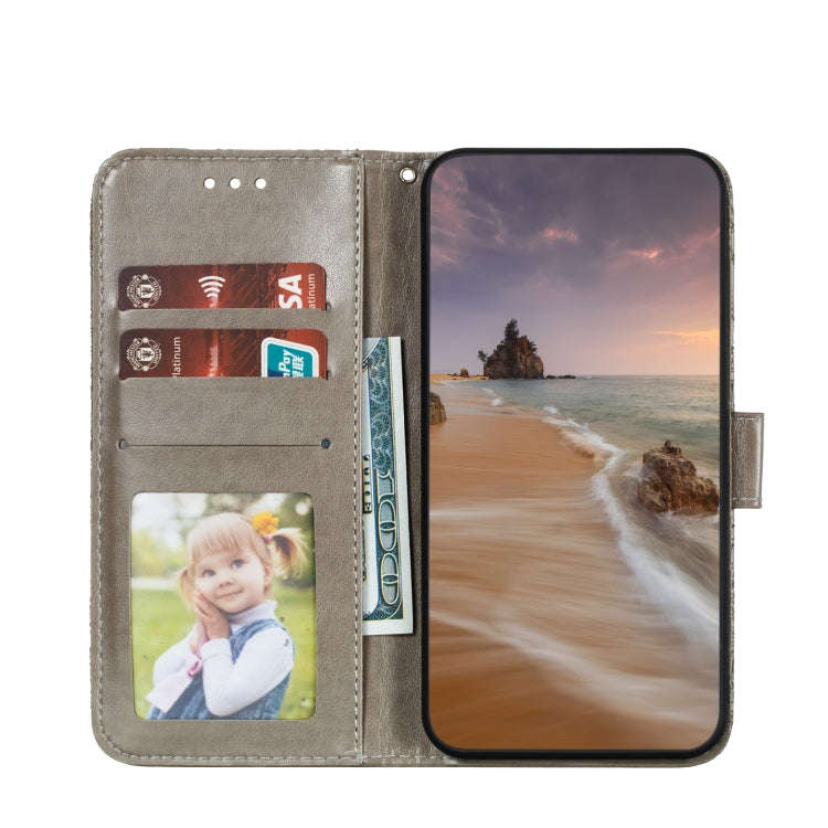 Lace Flower Horizontal Flip Leather Case with Holder & Card Slots & Wallet & Photo Frame, For LG ...