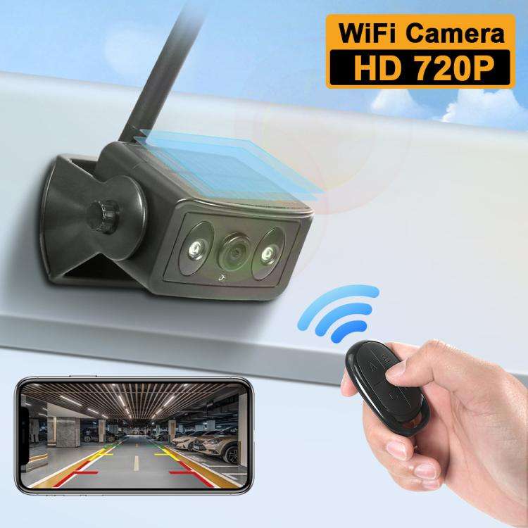 Magnetic Solar 2.4G Wireless WiFi Car Rear View Reversing Camera with Remote Control Switch, Car ...