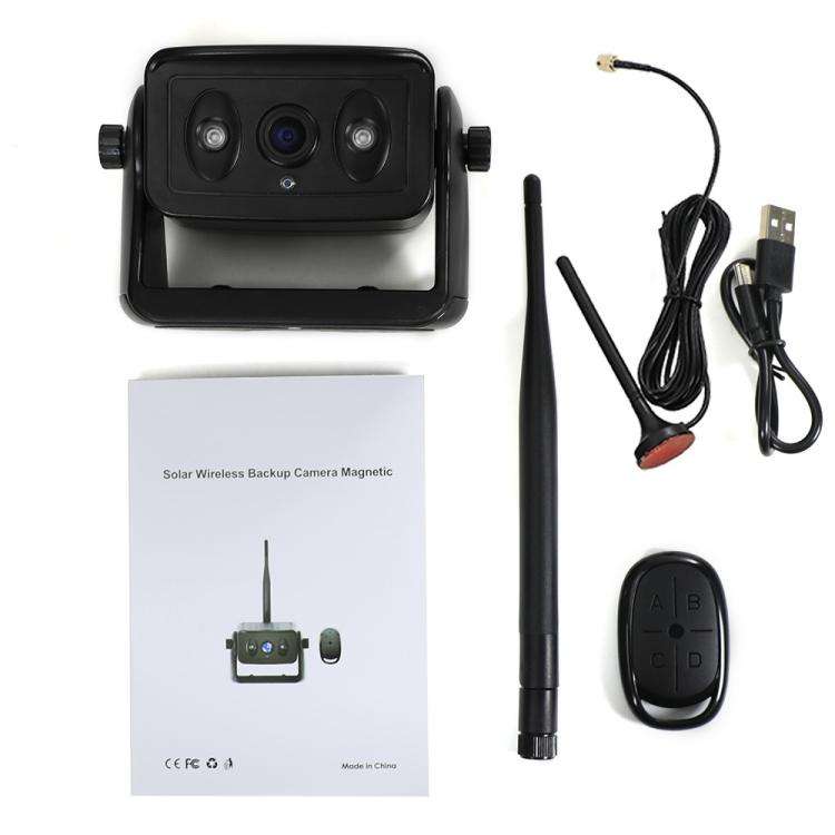 Magnetic Solar 2.4G Wireless WiFi Car Rear View Reversing Camera with Remote Control Switch, Car ...