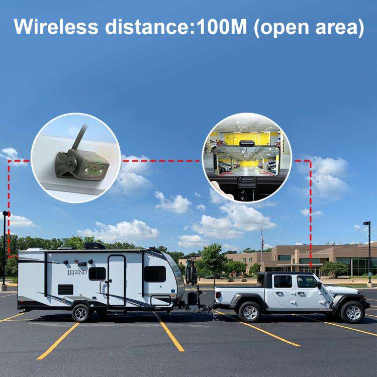 Magnetic Solar 2.4G Wireless WiFi Car Rear View Reversing Camera with Remote Control Switch, Car ...