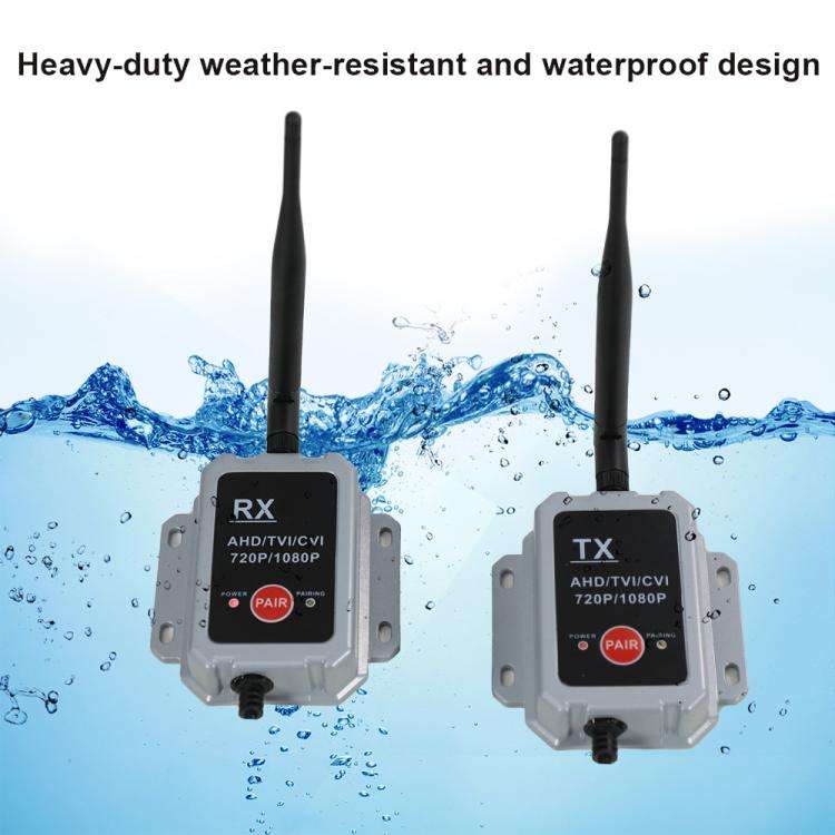 2.4G Wireless Transmitter Receiver Camera Transmitter Wireless Device for Truck and Bus, Wireless...
