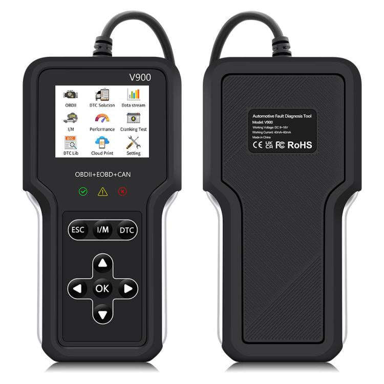 V900 Car Engine Transmission Diagnostic Scanner Tool Car Fault Detector, V900