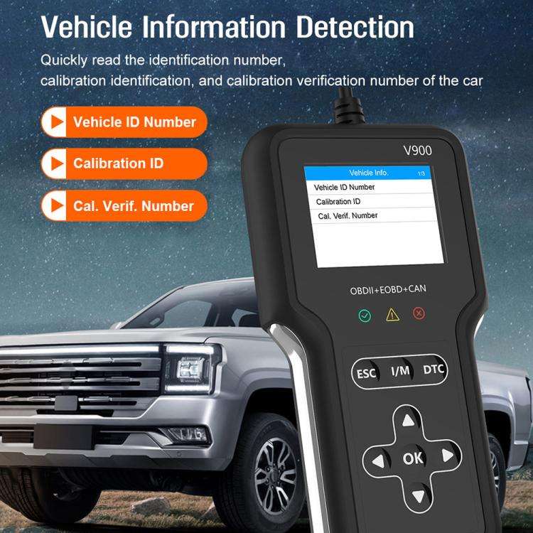 V900 Car Engine Transmission Diagnostic Scanner Tool Car Fault Detector, V900