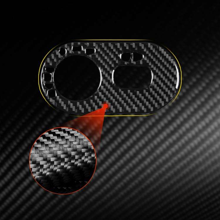Carbon Fiber Car Headlight Switch Decorative Sticker for SEAT Ibiza 2003-2008, Left Driver, Headl...