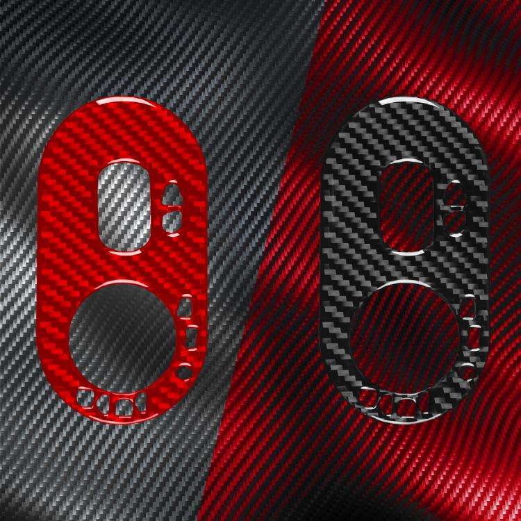 Carbon Fiber Car Headlight Switch Decorative Sticker for SEAT Ibiza 2003-2008, Right Driver, Head...