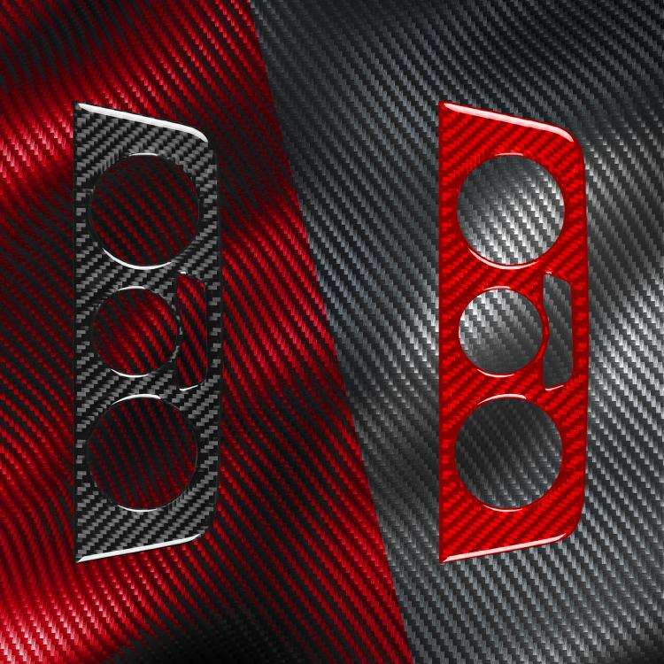 Carbon Fiber Car Air Conditioner Switch Panel A Decorative Sticker for SEAT Ibiza 2009-2014, Left...
