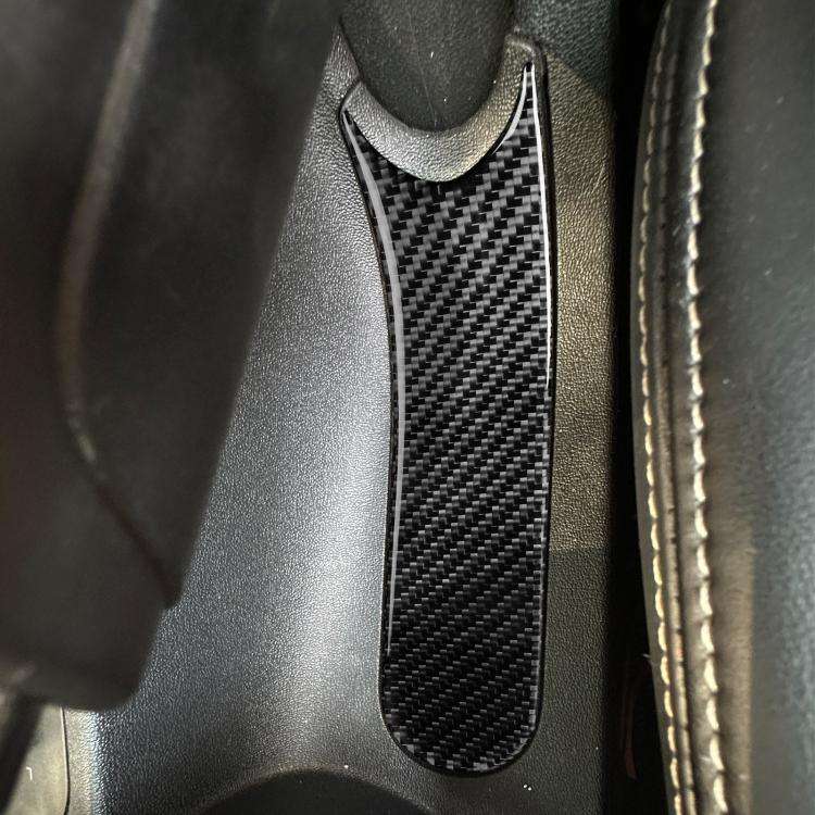 Carbon Fiber Car Handbrake Panel Decorative Sticker for SEAT Leon 2005-2012, Left and Right Drive...