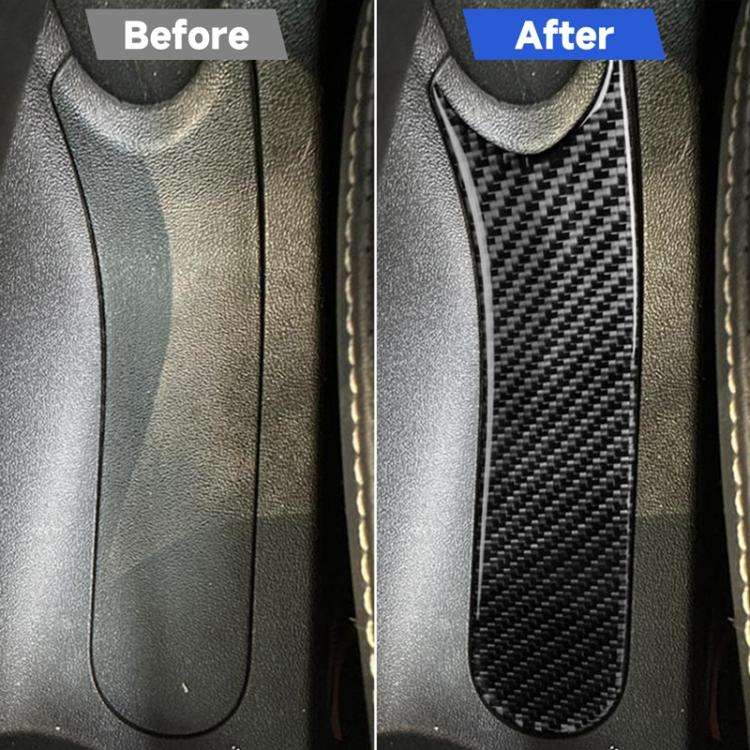 Carbon Fiber Car Handbrake Panel Decorative Sticker for SEAT Leon 2005-2012, Left and Right Drive...