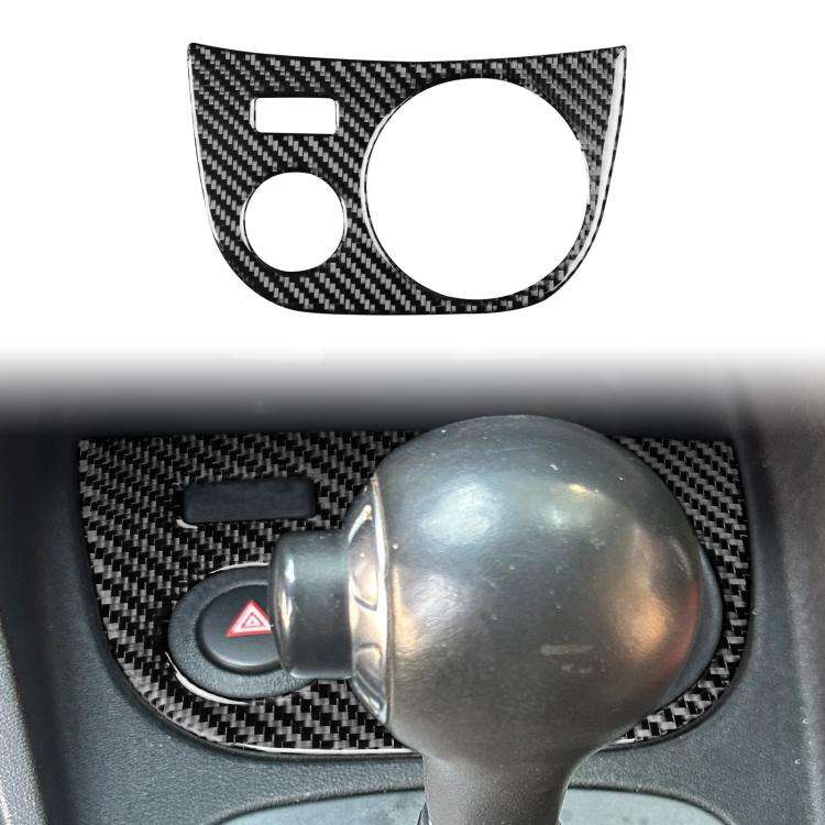 Carbon Fiber Car Water Cup Panel Decorative Sticker for SEAT Leon 2005-2012, Water Cup Panel, Lef...