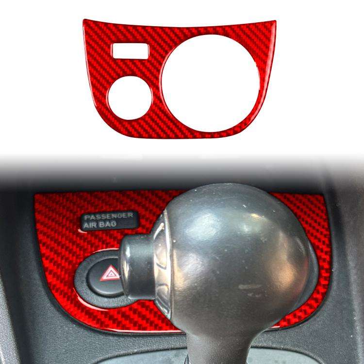 Carbon Fiber Car Water Cup Panel Decorative Sticker for SEAT Leon 2005-2012, Water Cup Panel, Lef...