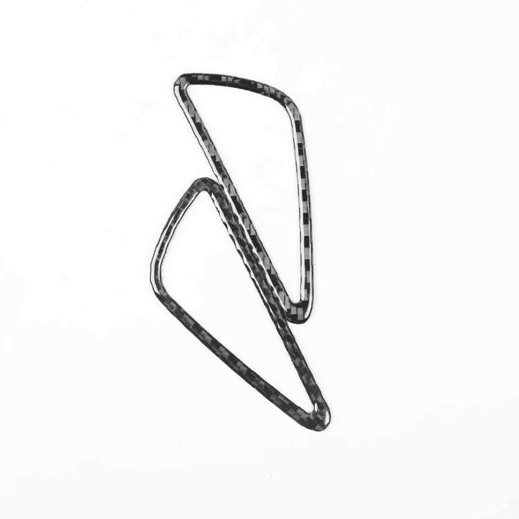 2pcs/Set Carbon Fiber Car Instrument Panel Air Outlet Decorative Sticker for SEAT Leon 2005-2012,...