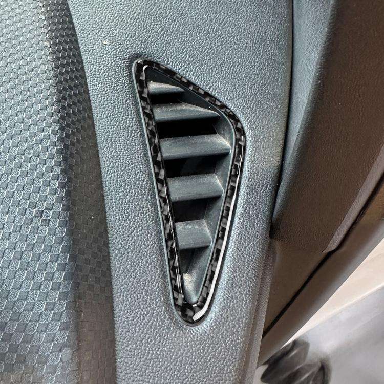 2pcs/Set Carbon Fiber Car Instrument Panel Air Outlet Decorative Sticker for SEAT Leon 2005-2012,...