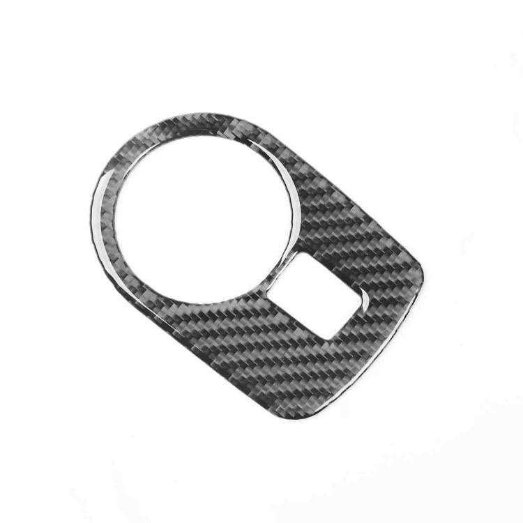 Carbon Fiber Car Headlight Switch Panel Decorative Sticker for SEAT Leon 2005-2012, Headlight Swi...