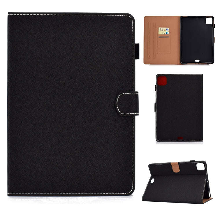 Solid Color Magnetic Horizontal Flip Leather Case with Card Slots & Holder & Anti-skid Strip, For...