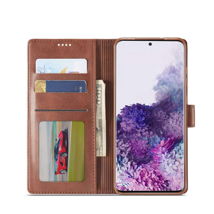 LC.IMEEKE Calf Texture Horizontal Flip Leather Case, with Holder & Card Slots & Wallet & Photo Fr...