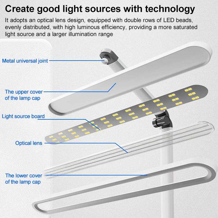 Smart Voice Control Five Brightness AA-Grade Eye Protection LED Desk lamp, SD903AB