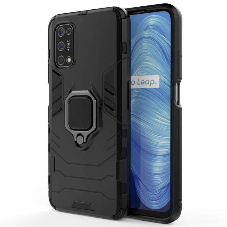 PC + TPU Shockproof Protective Case with Magnetic Ring Holder, For Xiaomi Poco X3 NFC, For OnePlu...