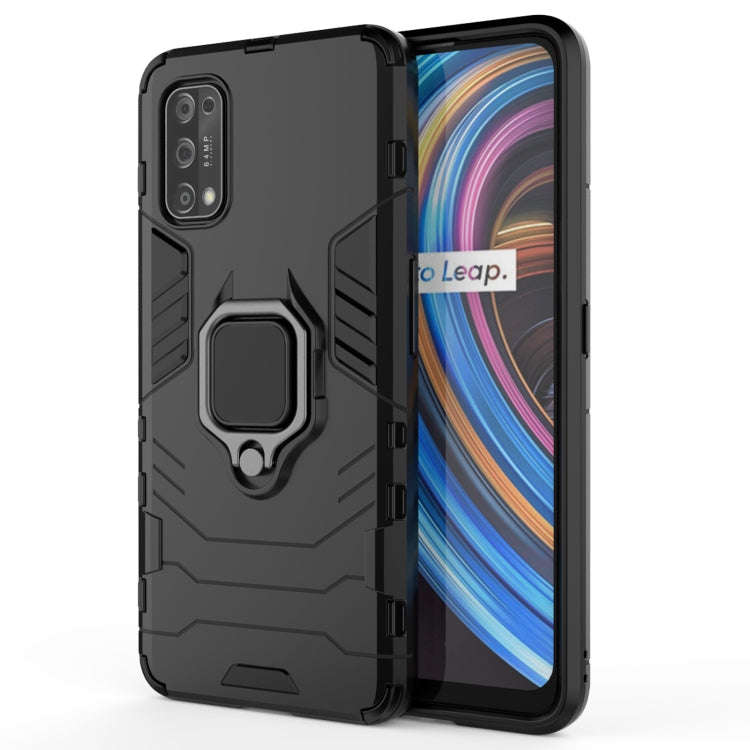 PC + TPU Shockproof Protective Case with Magnetic Ring Holder, For Xiaomi Poco X3 NFC, For OnePlu...