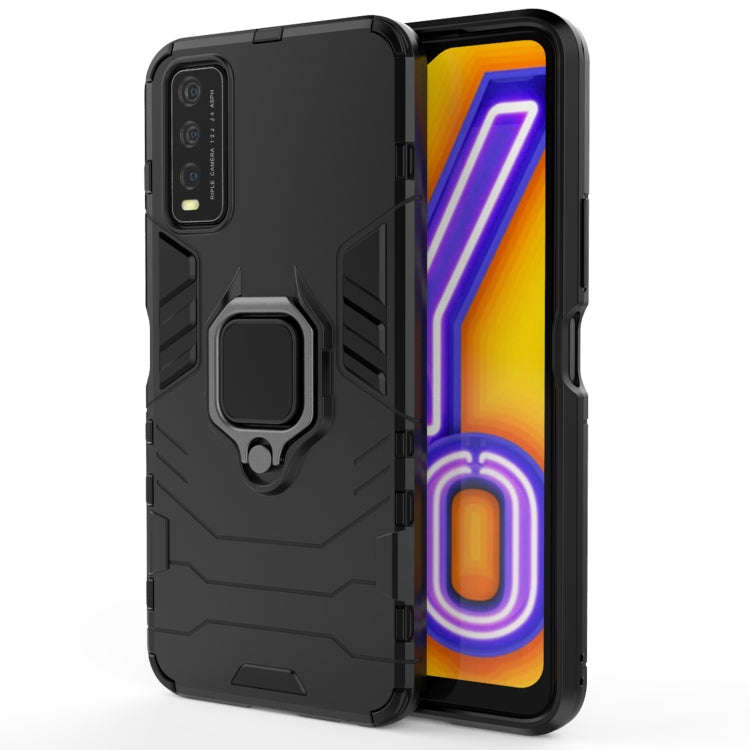 PC + TPU Shockproof Protective Case with Magnetic Ring Holder, For Xiaomi Poco X3 NFC, For OnePlu...