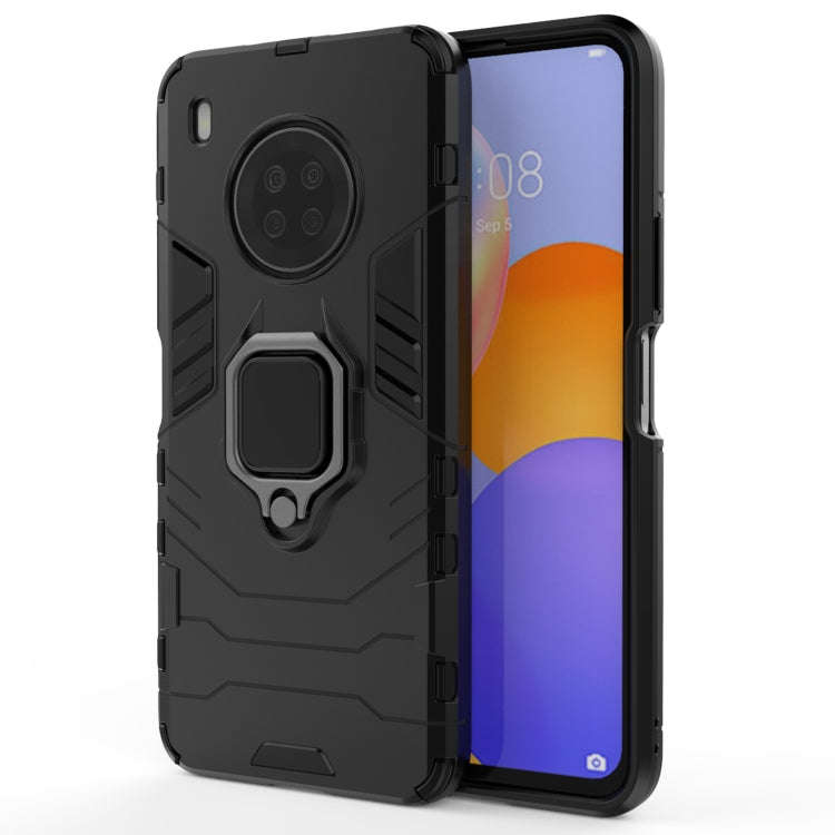 PC + TPU Shockproof Protective Case with Magnetic Ring Holder, For Xiaomi Poco X3 NFC, For OnePlu...
