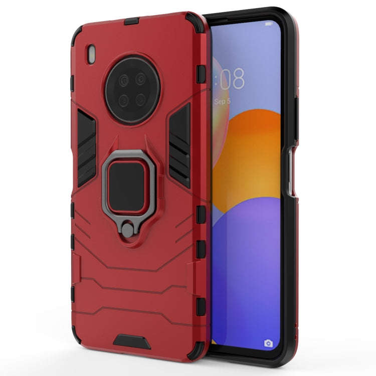 PC + TPU Shockproof Protective Case with Magnetic Ring Holder, For Xiaomi Poco X3 NFC, For OnePlu...