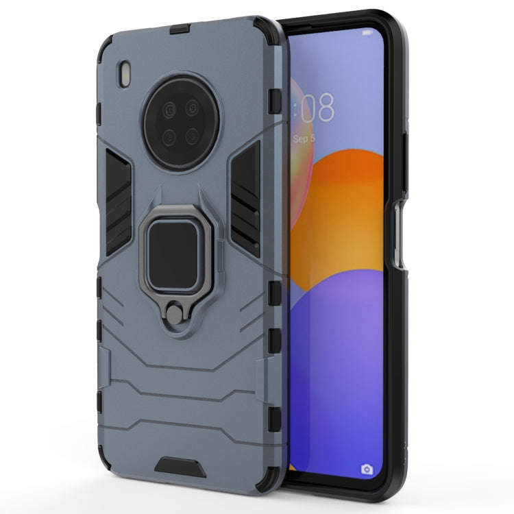 PC + TPU Shockproof Protective Case with Magnetic Ring Holder, For Xiaomi Poco X3 NFC, For OnePlu...