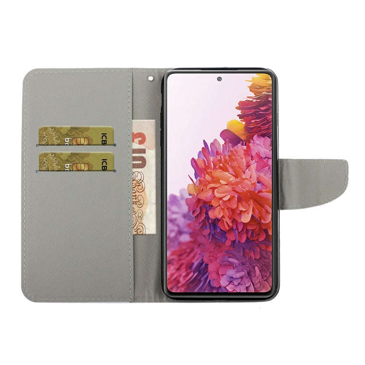 3D Colored Drawing Horizontal Flip PU Leather Case with Holder & Card Slots & Wallet, For Samsung...