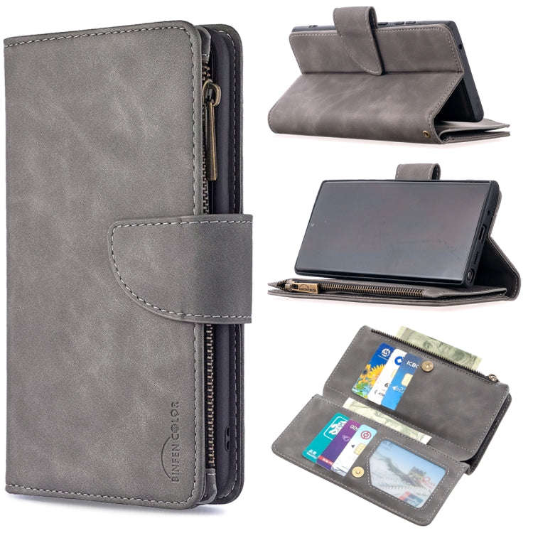 Skin Feel Detachable Magnetic Zipper Horizontal Flip PU Leather Case with Multi-Card Slots & Hold...