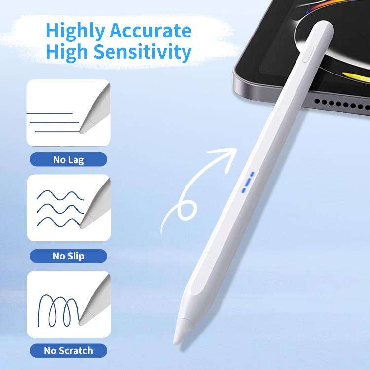 DP01 Type-C Rechargeable Magnetic Stylus with 2 Replacement Nibs, DP01