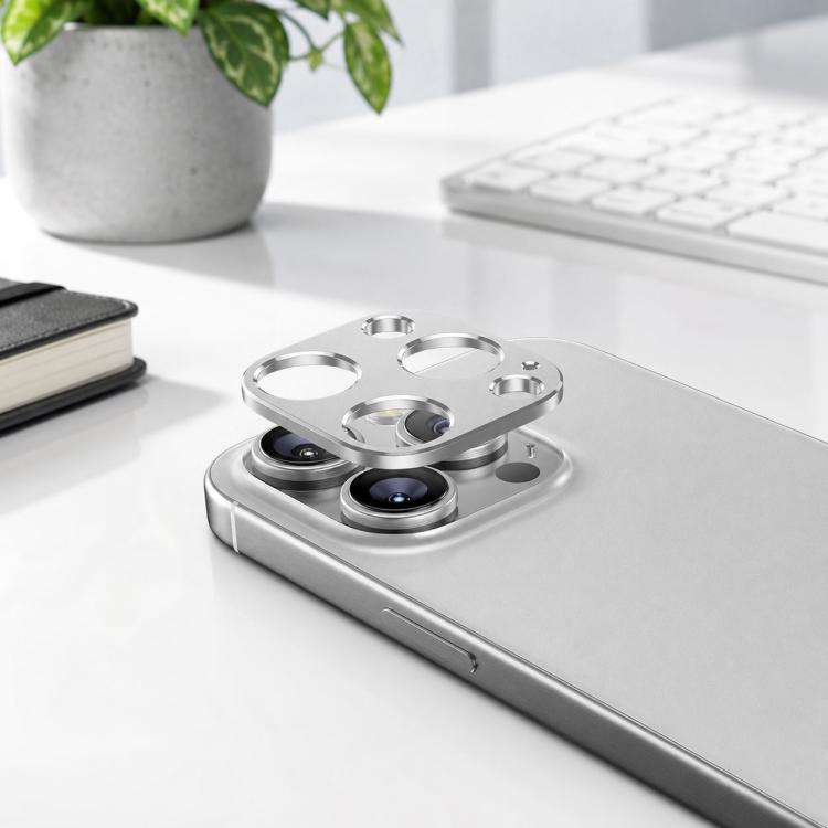 XDcase Titanium Alloy Hollow Camera Lens Protector, For iPhone 16 Pro / 16 Pro Max